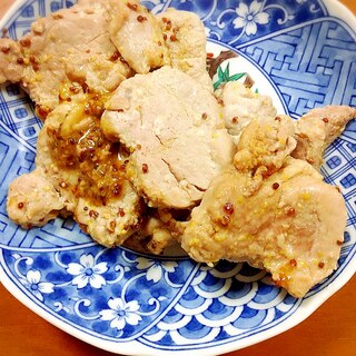 豚ヒレ肉のマスタードソテー